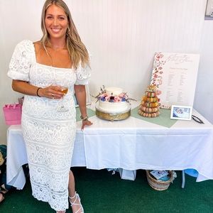 Saylor Keaton Lace Midi Dress